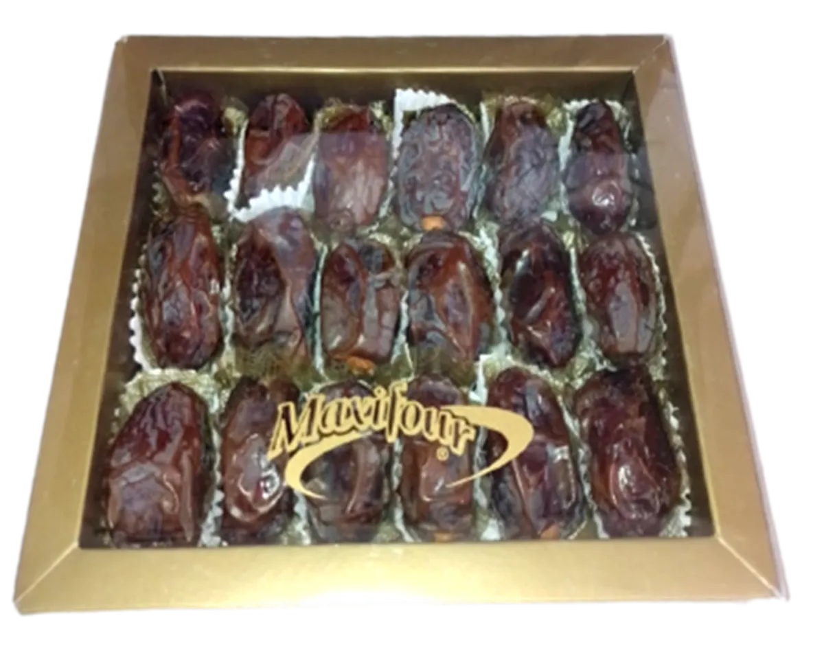 CAIXA DE TÂMARA FRESCA JUMBO COM CAROÇO 420G Imagem