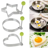 Kit Forma Modeladora em Aço Inox para Ovo Frito, Panqueca, Omelete - 5 Pçs - Foto 11