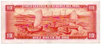Peru - 10 Soles - Cédula Estrangeira - MBC - Foto 2