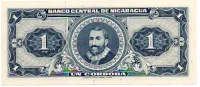 Nicarágua - 1 Cordoba - Cédula Estrangeira - Sob - Foto 2