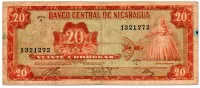 Nicarágua - 20 Cordobas - Cédula Estrangeira - UTG