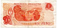 Argentina - 1 Peso - Cédula Estrangeira - MBC - Foto 2