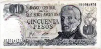 Argentina - 50 Pesos - Cédula Estrangeira - BC