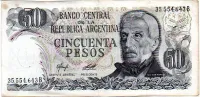 Argentina - 50 Pesos - Cédula Estrangeira - BC