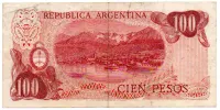 Argentina - 100 Pesos - Cédula Estrangeira - MBC - Foto 2
