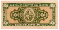 Uruguai - 50 Centesimos - Cédula Estrangeira - MBC/Sob - Foto 2