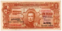 Uruguai - 1 Peso - Cédula Estrangeira - MBC/Sob