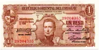 Uruguai - 1 Peso - Cédula Estrangeira - MBC/Sob
