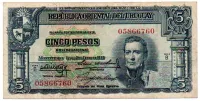 Uruguai - 5 Pesos - Cédula Estrangeira - MBC