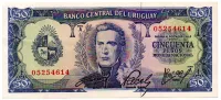 Uruguai - 50 Pesos - Cédula Estrangeira - Sob/Fe