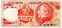 Uruguai - 10000 Pesos - Cédula Estrangeira - UTG