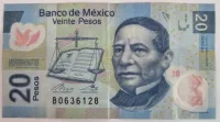 México - 20 Pesos - Polímero - Cédula Estrangeira - MBC