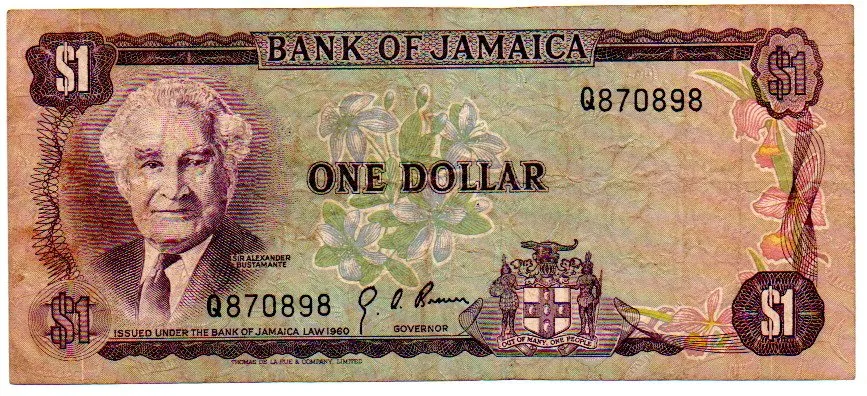 Jamaica - 1 Dollar - Cédula Estrangeira - MBC