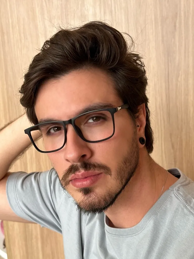 - Armação de Óculos de Grau Masculino Johanes Imagem