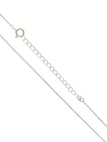 Corrente de prata veneziana com Extensor - 231590 - Foto 2