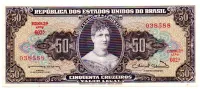 C093 - 50 Cruzeiros - 2° Estampa - Série 602 - Princesa Isabel - Data: 1963 - Sob