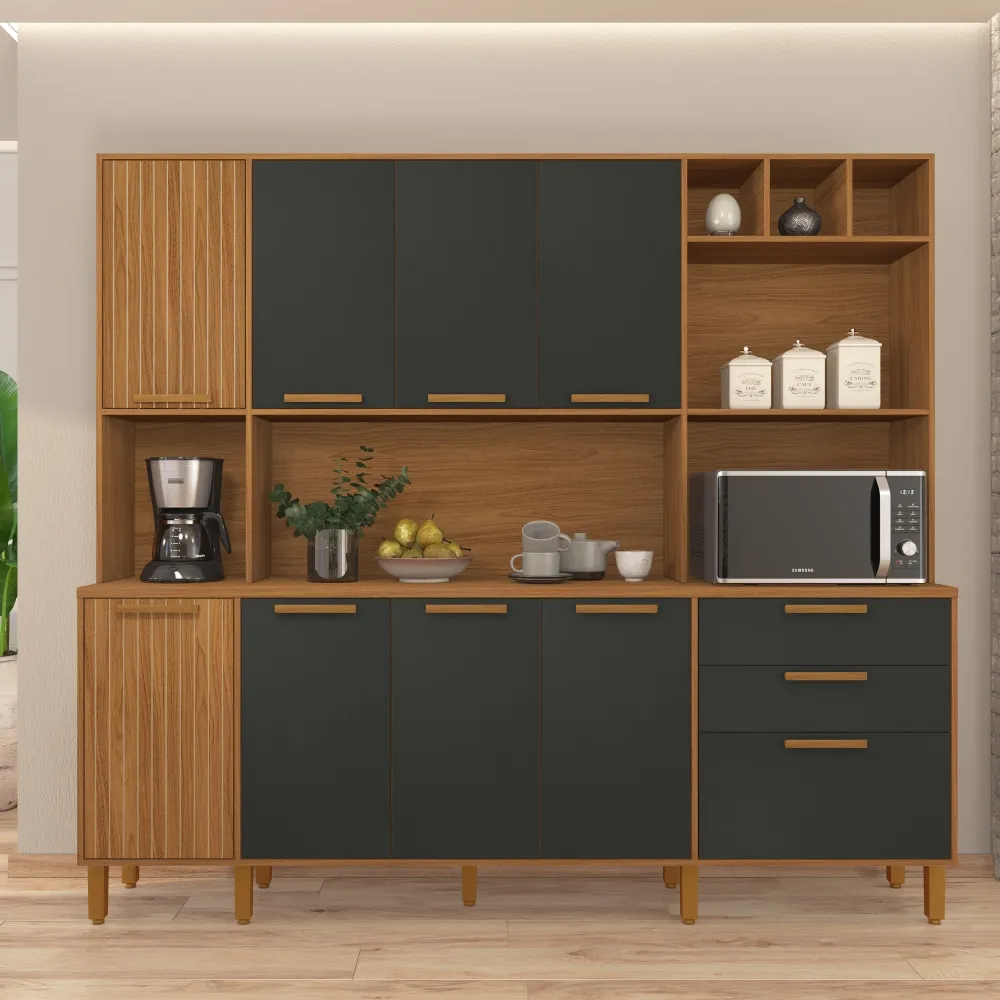 Kit Cozinha Porto 9P2G  2.19 largura