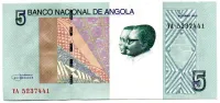Angola - 5 Kwanzas - Cédula Estrangeira - Sob