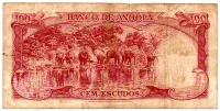 Angola - 100 Escudos - Cédula Estrangeira - BC - Foto 2