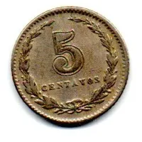 Argentina - 1922 - 5 Centavos - Foto 2