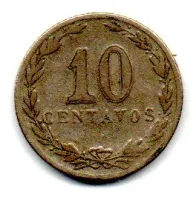 Argentina - 1929 - 10 Centavos - Foto 2