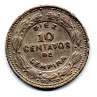 Honduras - 1980 - 10 Centavos - C/ Danos - Foto 2