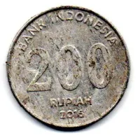 Indonésia - 2016 - 200 Rupiah