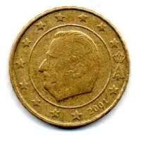 Bélgica - 2001 - 10 Euro Cent