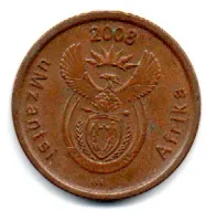 África do Sul - 2008 - 5 Cents - Foto 2