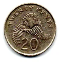 Cingapura - 1986 - 20 Cents