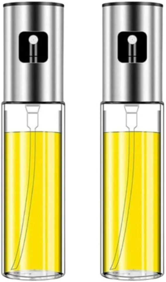 Borrifador Spray para Azeite, Óleo, Shoyo, Vinagre, etc - Vidro e Inox- 100ml 