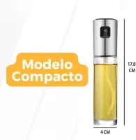 Borrifador Spray para Azeite, Óleo, Shoyo, Vinagre, etc - Vidro e Inox- 100ml  - Foto 3