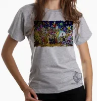 Baby look blusa feminina hanna barbera scoob jonny flintstones penelope - Foto 6