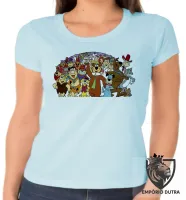 Baby look blusa feminina Hanna barbera personagens - Foto 3