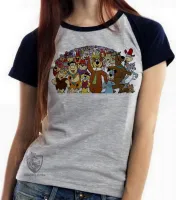 Baby look blusa feminina Hanna barbera personagens - Foto 5