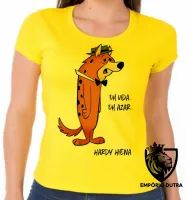Baby look blusa feminina Hardy Hiena oh vida oh azar hanna barbera - Foto 3