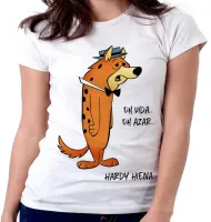 Baby look blusa feminina Hardy Hiena oh vida oh azar hanna barbera - Foto 5