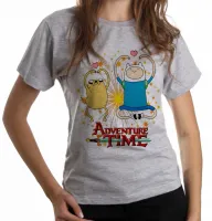 Baby look blusa feminina Hora da Aventura corações jake e finn - Foto 5