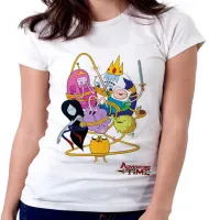 Baby look blusa feminina Hora da Aventura personagens serie - Foto 6