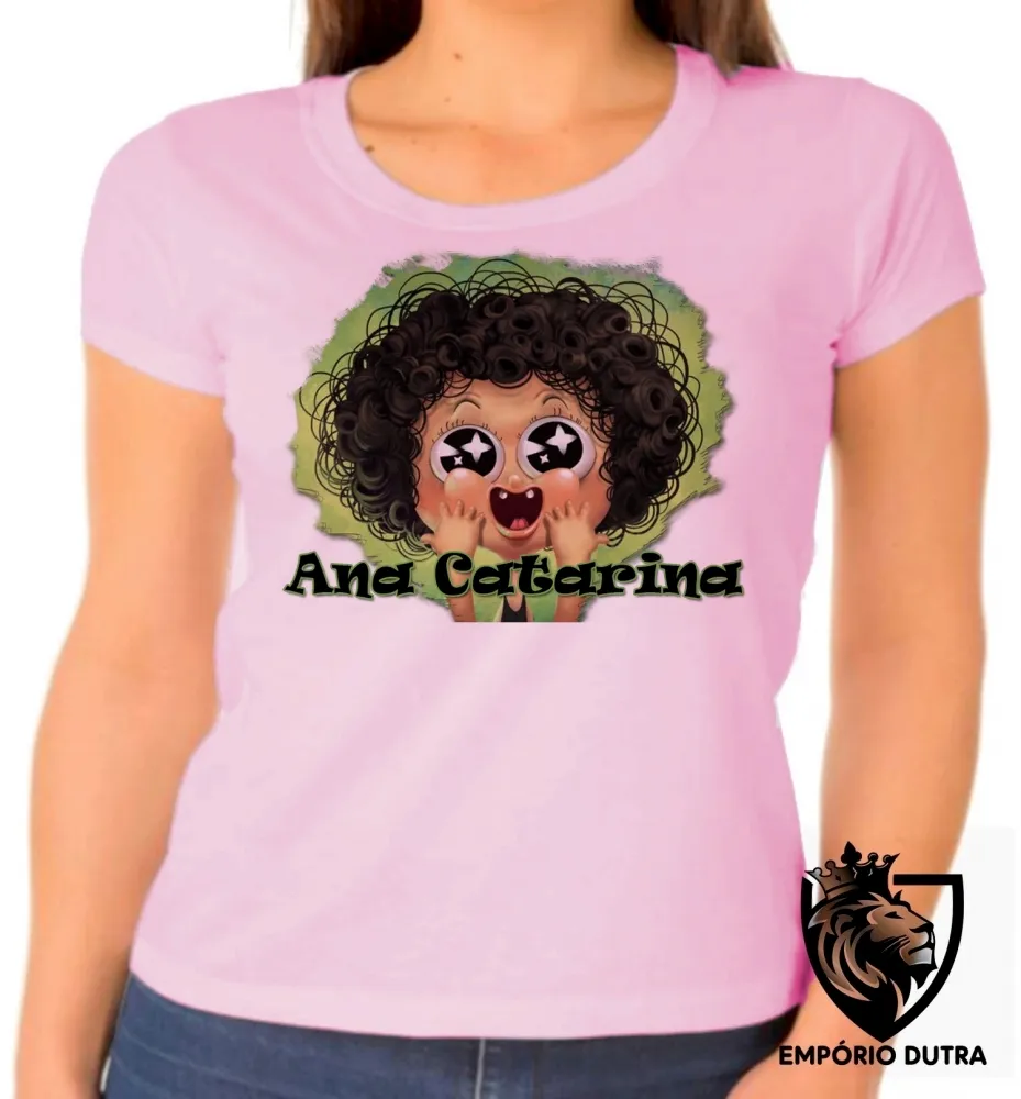 Baby look blusa feminina Irmão do Jorel Ana Catarina