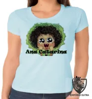 Baby look blusa feminina Irmão do Jorel Ana Catarina - Foto 2