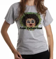 Baby look blusa feminina Irmão do Jorel Ana Catarina - Foto 6