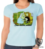 Baby look blusa feminina Irmão do Jorel Vovó Juju abacate - Foto 2