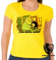 Baby look blusa feminina Irmão do Jorel Vovó Juju abacate - Foto 6