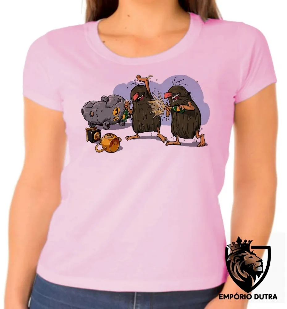 Baby look blusa feminina irmãos rocha corrida maluca hanna barbera Imagem