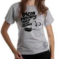 Baby look blusa feminina Jake Hora da Aventura pancakes - Foto 4