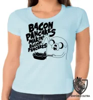 Baby look blusa feminina Jake Hora da Aventura pancakes - Foto 6