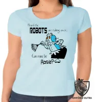 Baby look blusa feminina Jetson Can mine be Rosie robo - Foto 3