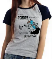 Baby look blusa feminina Jetson Can mine be Rosie robo - Foto 5