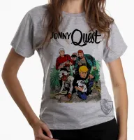 Baby look blusa feminina jonny quest desenho antigo - Foto 6